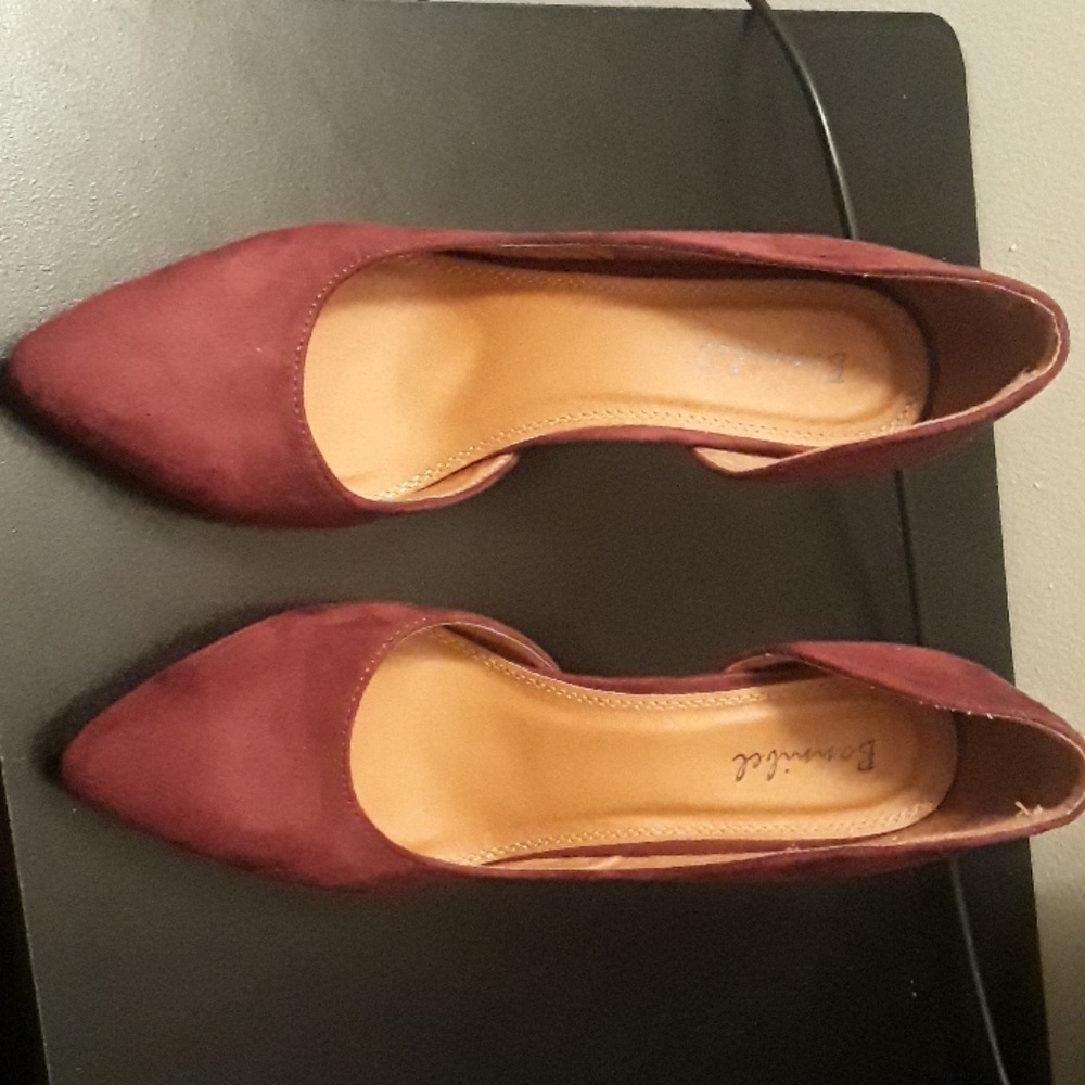 D'Orsay Faux Suede Pumps